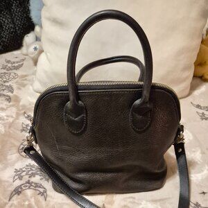 Vintage Gap Genuine Leather Hand Bag with Removable Crossbody Strap